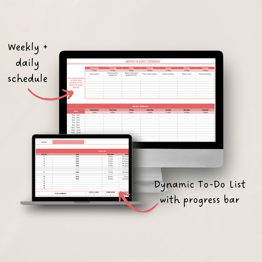 All in one Google Sheets Daily Planner