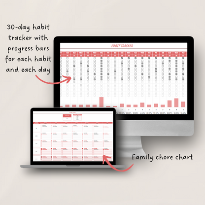 All in one Google Sheets Daily Planner