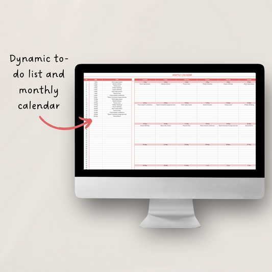 Everything Bundle (Daily Planner & Meal Planner + Automated Grocery List)